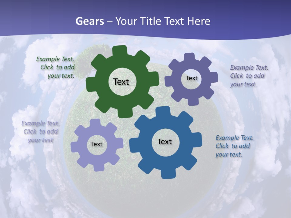 Bed Lamp Ornate PowerPoint Template