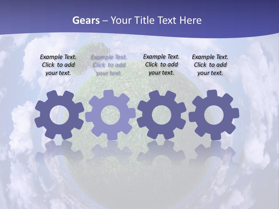 Bed Lamp Ornate PowerPoint Template