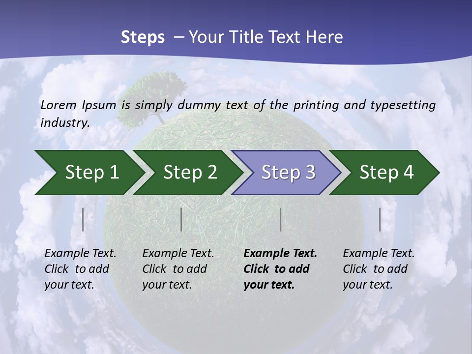Bed Lamp Ornate PowerPoint Template