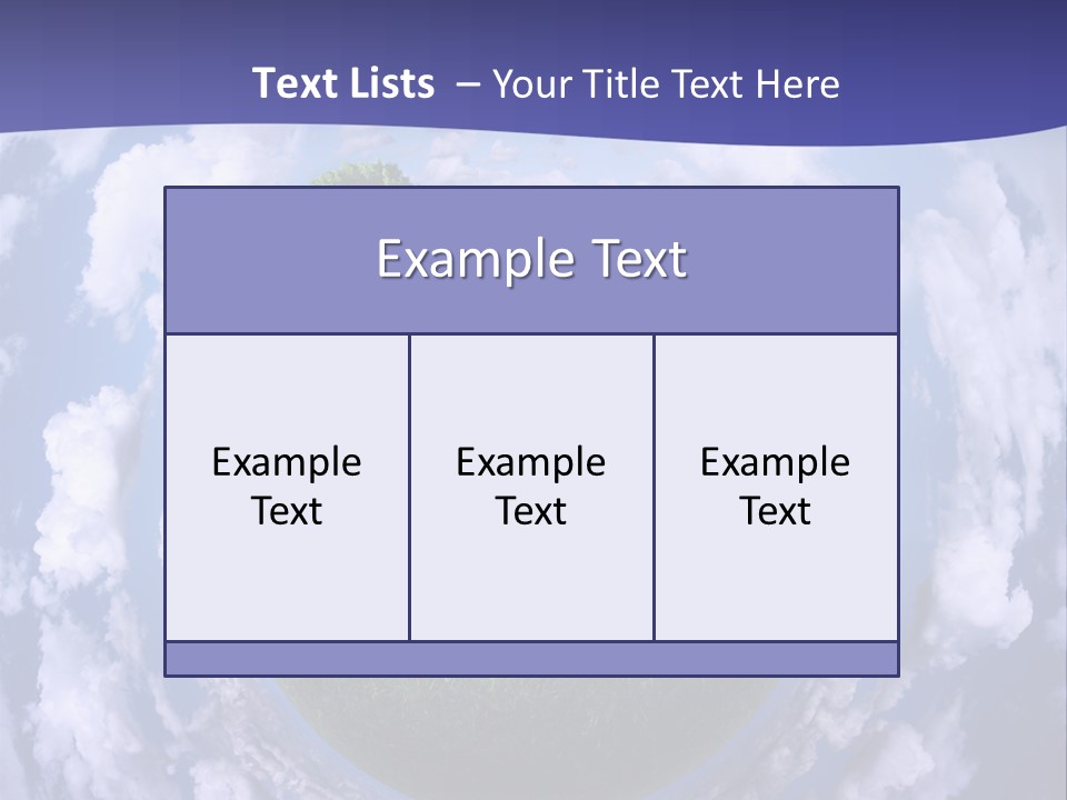 Bed Lamp Ornate PowerPoint Template