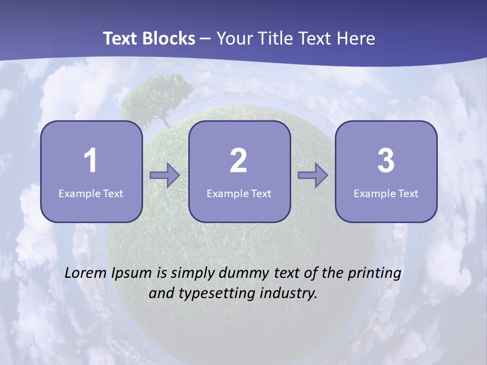 Bed Lamp Ornate PowerPoint Template