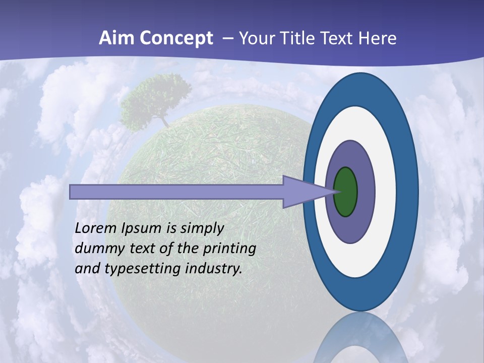 Bed Lamp Ornate PowerPoint Template