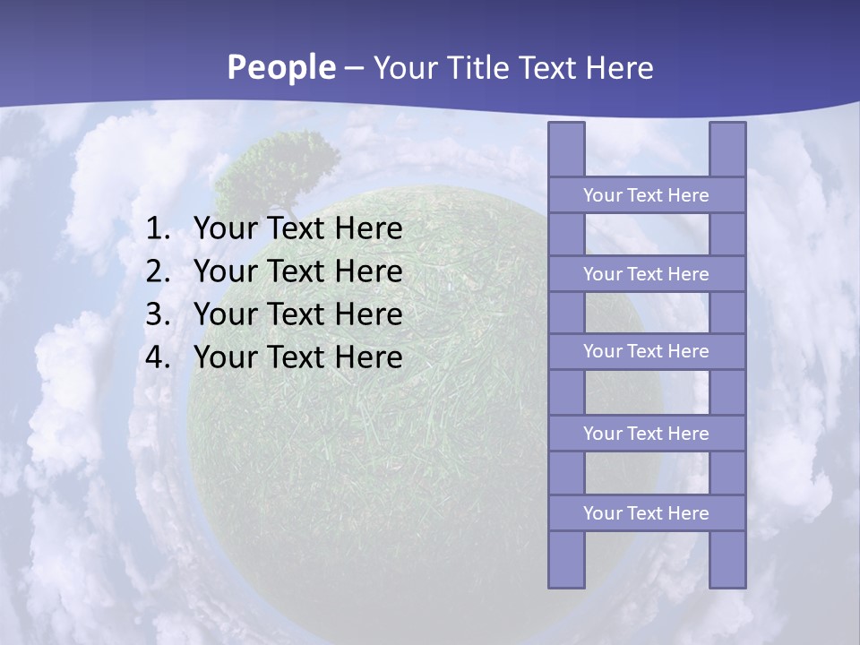 Bed Lamp Ornate PowerPoint Template