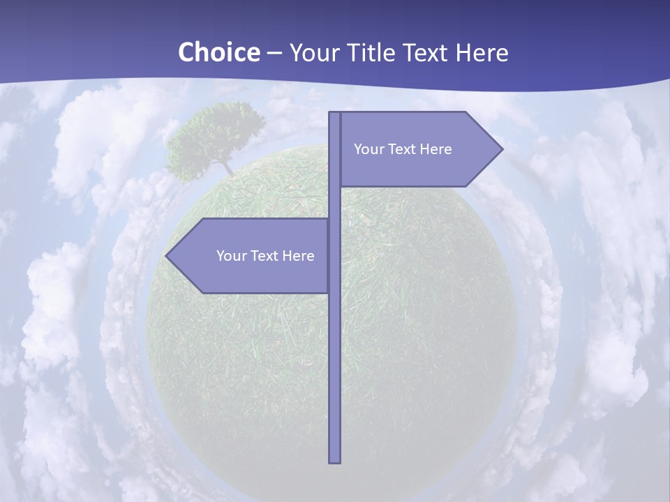 Bed Lamp Ornate PowerPoint Template