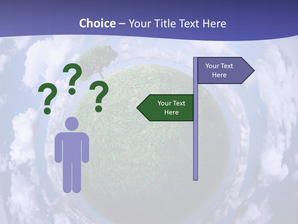 Bed Lamp Ornate PowerPoint Template