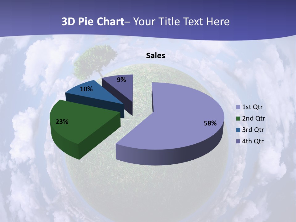 Bed Lamp Ornate PowerPoint Template