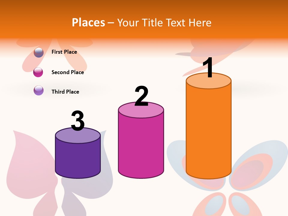 Leaf Butterfly Collection PowerPoint Template