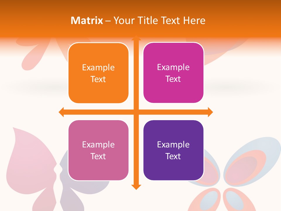 Leaf Butterfly Collection PowerPoint Template