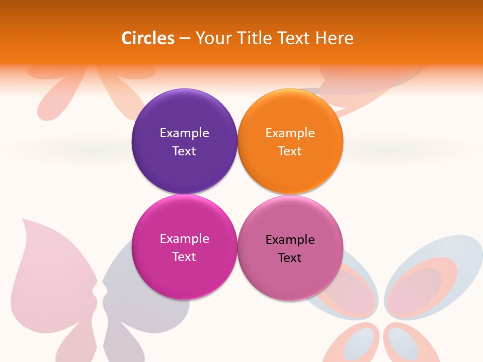 Leaf Butterfly Collection PowerPoint Template