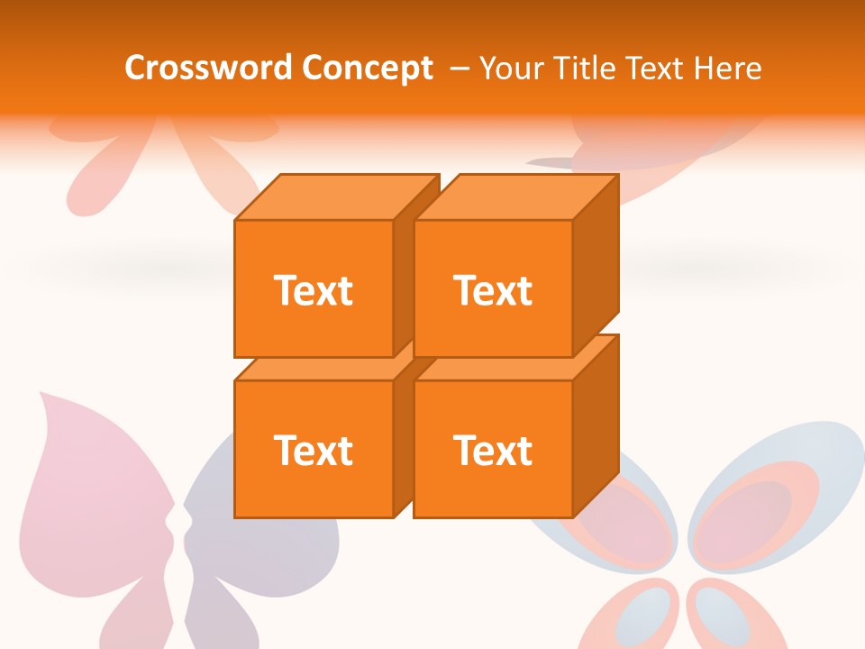 Leaf Butterfly Collection PowerPoint Template
