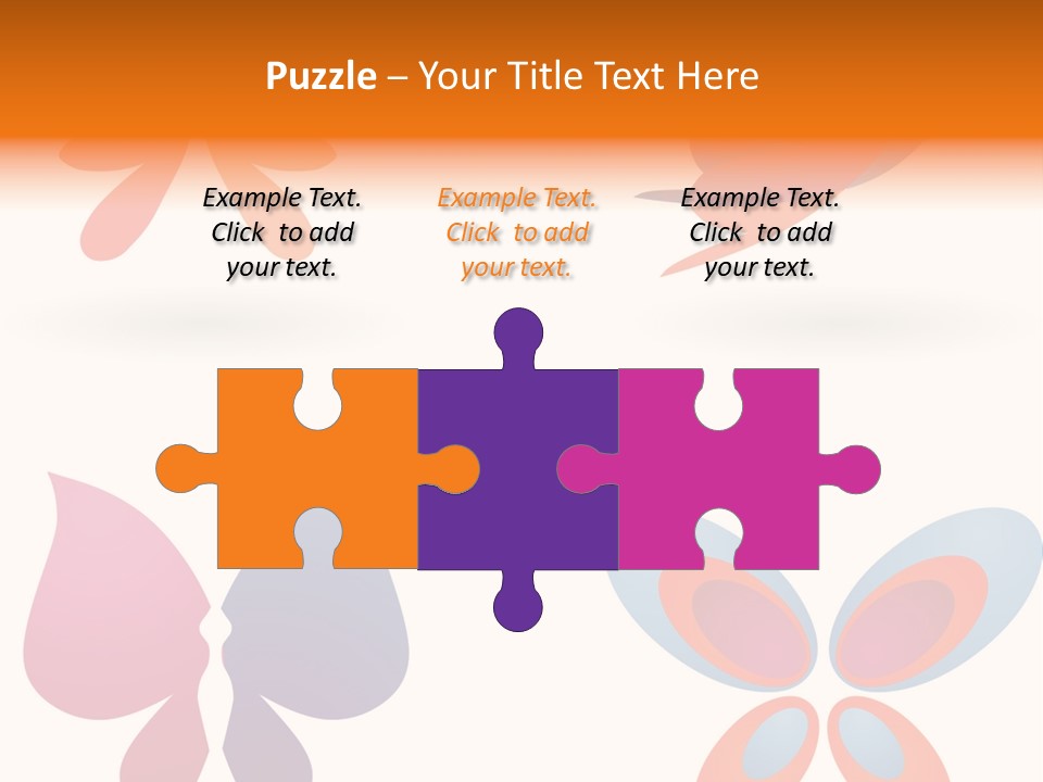 Leaf Butterfly Collection PowerPoint Template