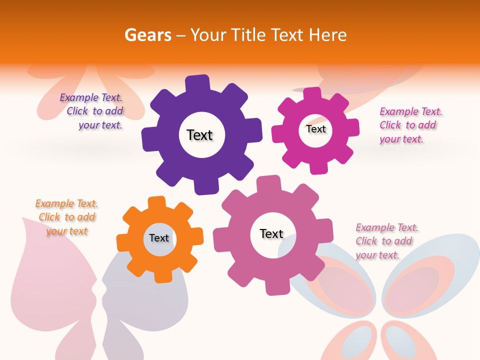 Leaf Butterfly Collection PowerPoint Template