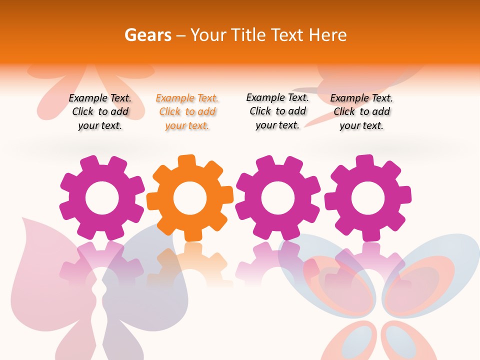 Leaf Butterfly Collection PowerPoint Template