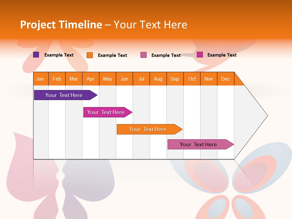 Leaf Butterfly Collection PowerPoint Template