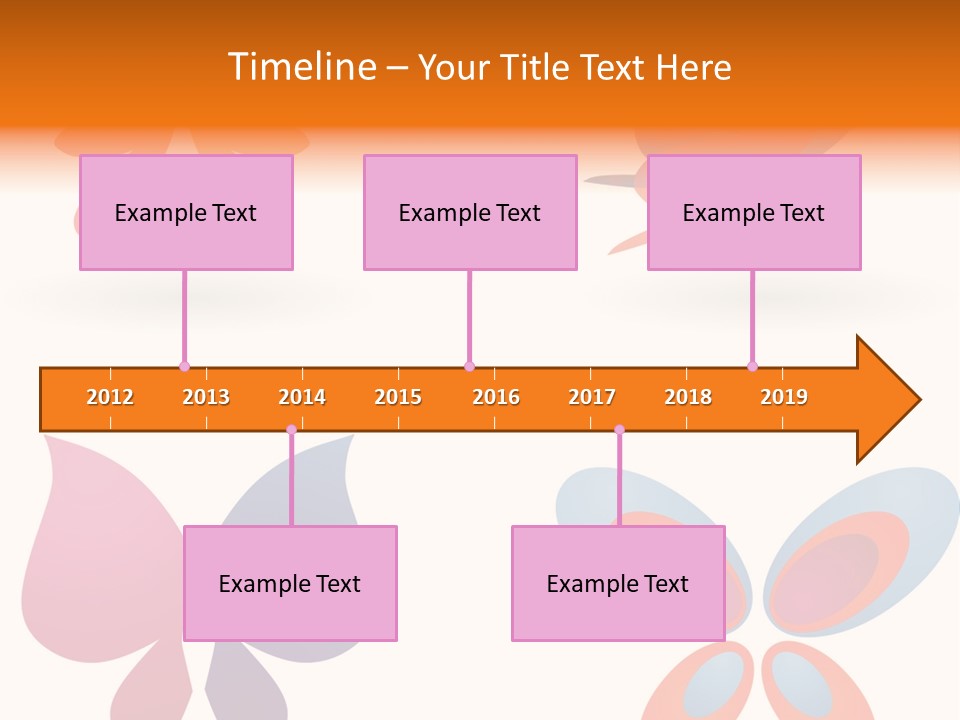Leaf Butterfly Collection PowerPoint Template