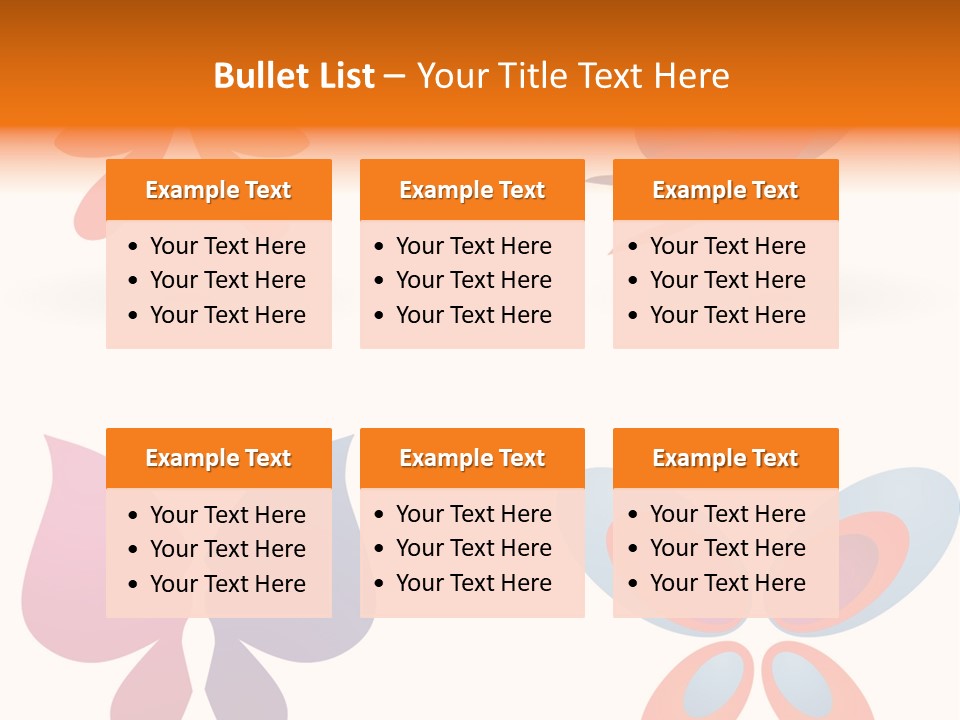 Leaf Butterfly Collection PowerPoint Template