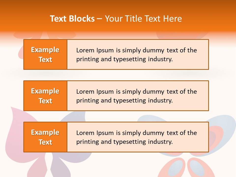 Leaf Butterfly Collection PowerPoint Template