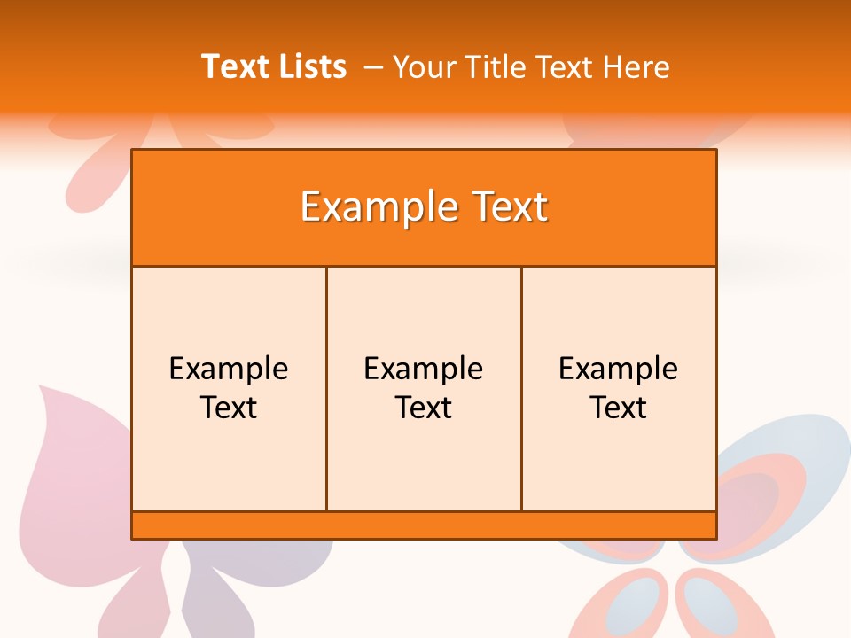 Leaf Butterfly Collection PowerPoint Template