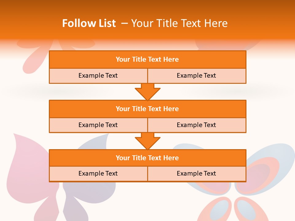 Leaf Butterfly Collection PowerPoint Template