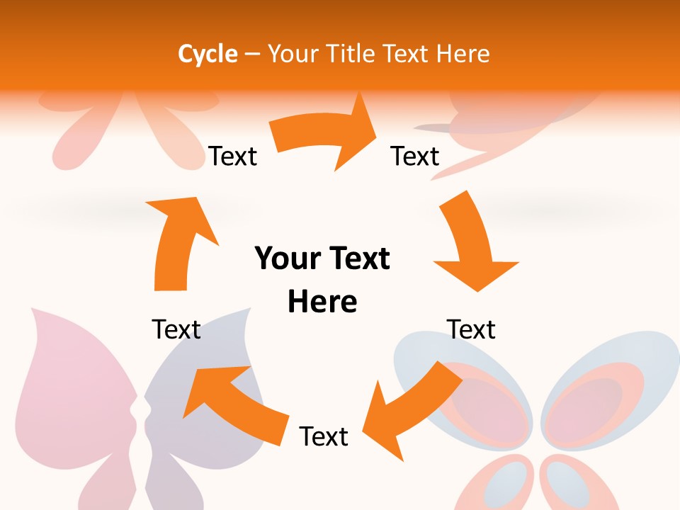 Leaf Butterfly Collection PowerPoint Template