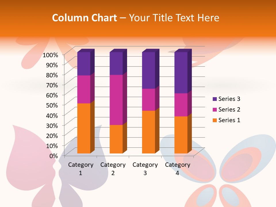 Leaf Butterfly Collection PowerPoint Template