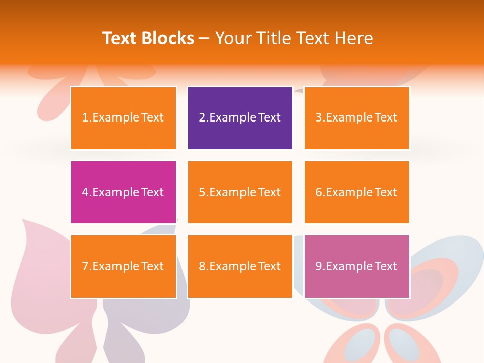 Leaf Butterfly Collection PowerPoint Template