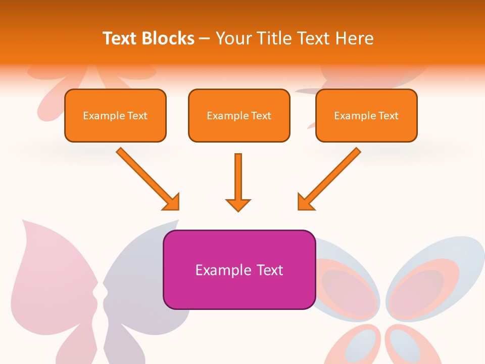 Leaf Butterfly Collection PowerPoint Template