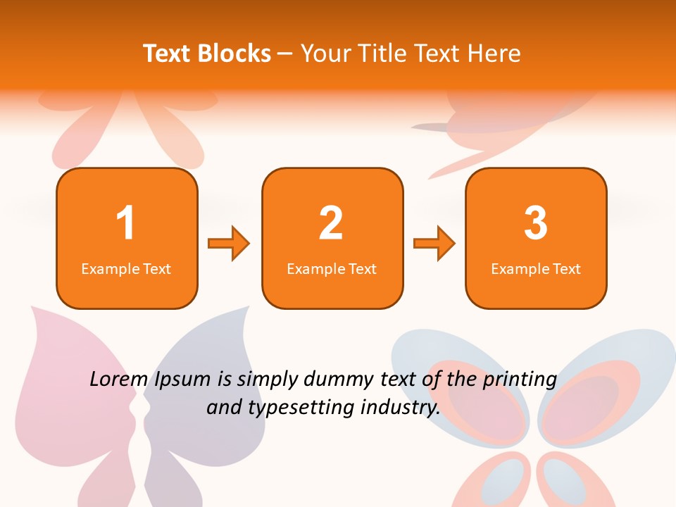 Leaf Butterfly Collection PowerPoint Template