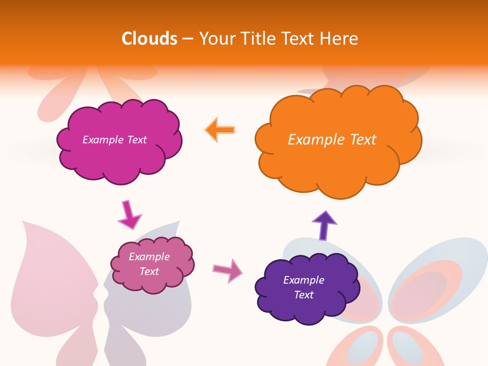 Leaf Butterfly Collection PowerPoint Template