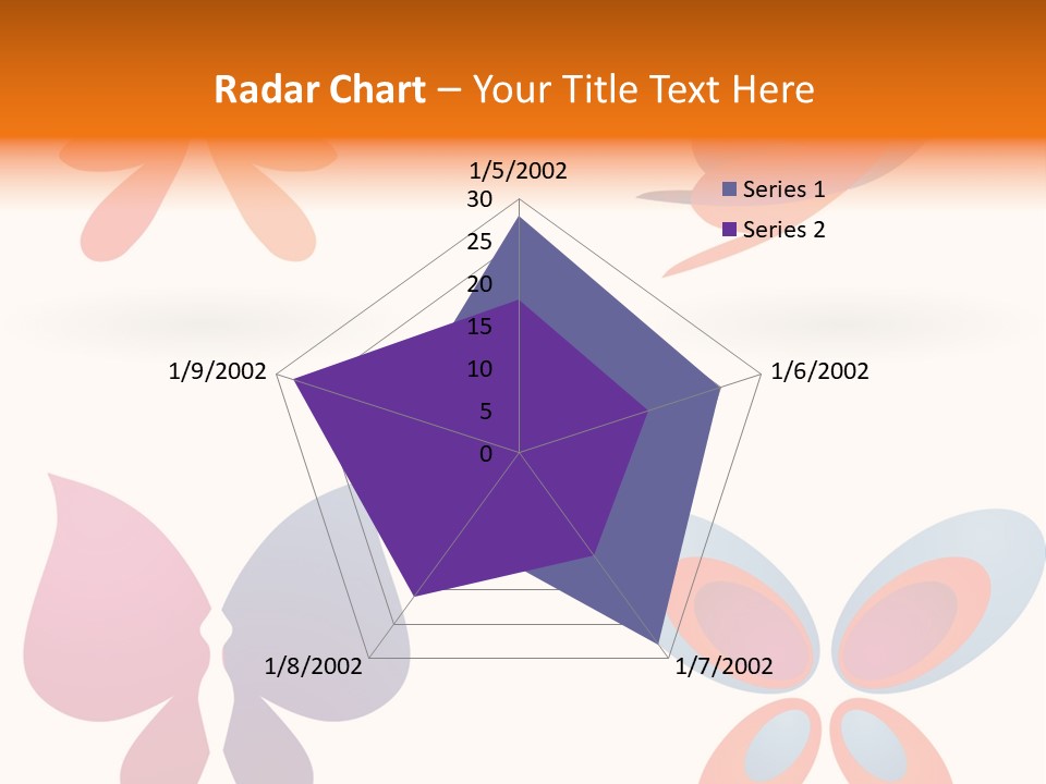 Leaf Butterfly Collection PowerPoint Template