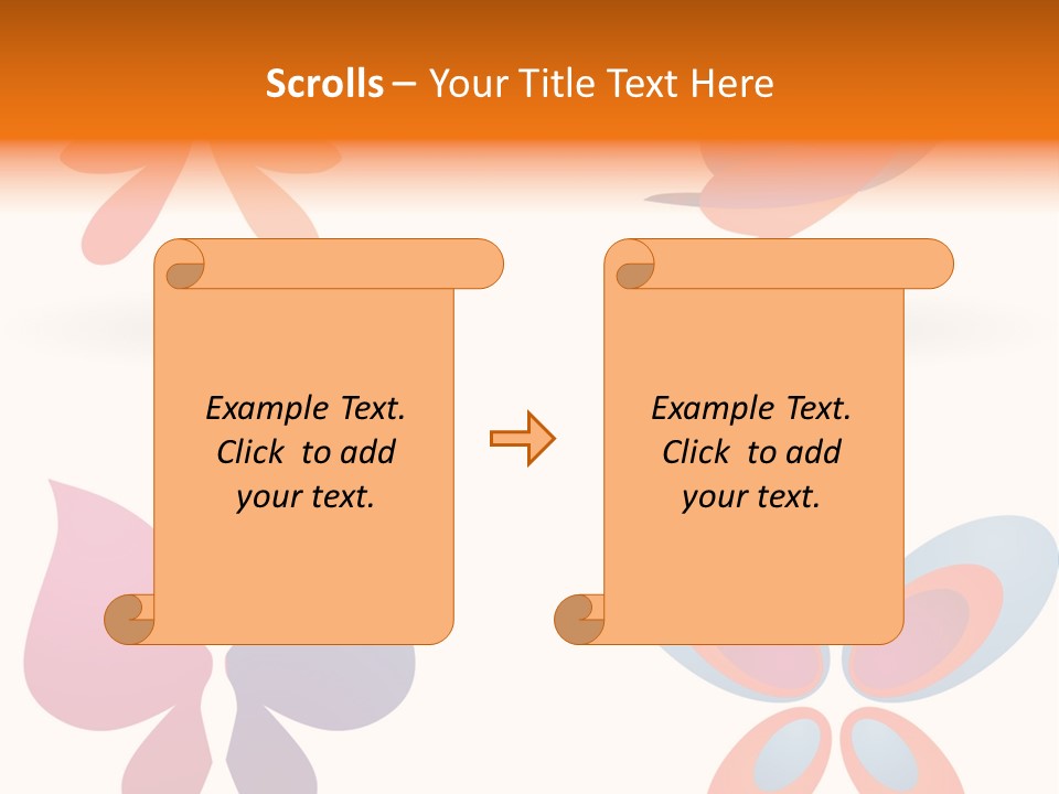 Leaf Butterfly Collection PowerPoint Template