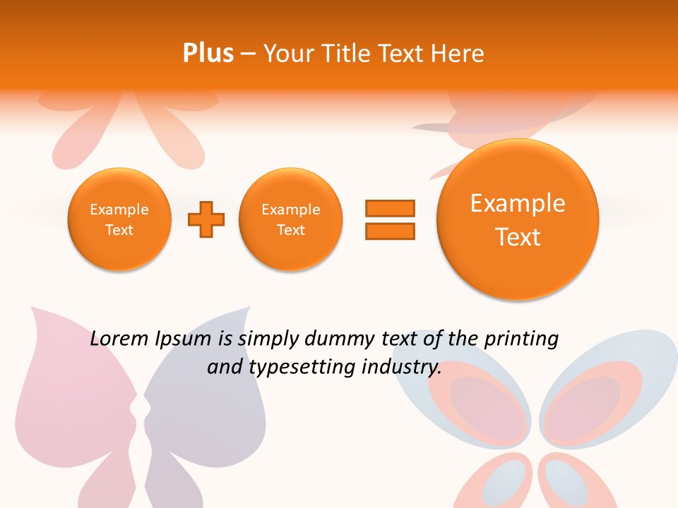 Leaf Butterfly Collection PowerPoint Template