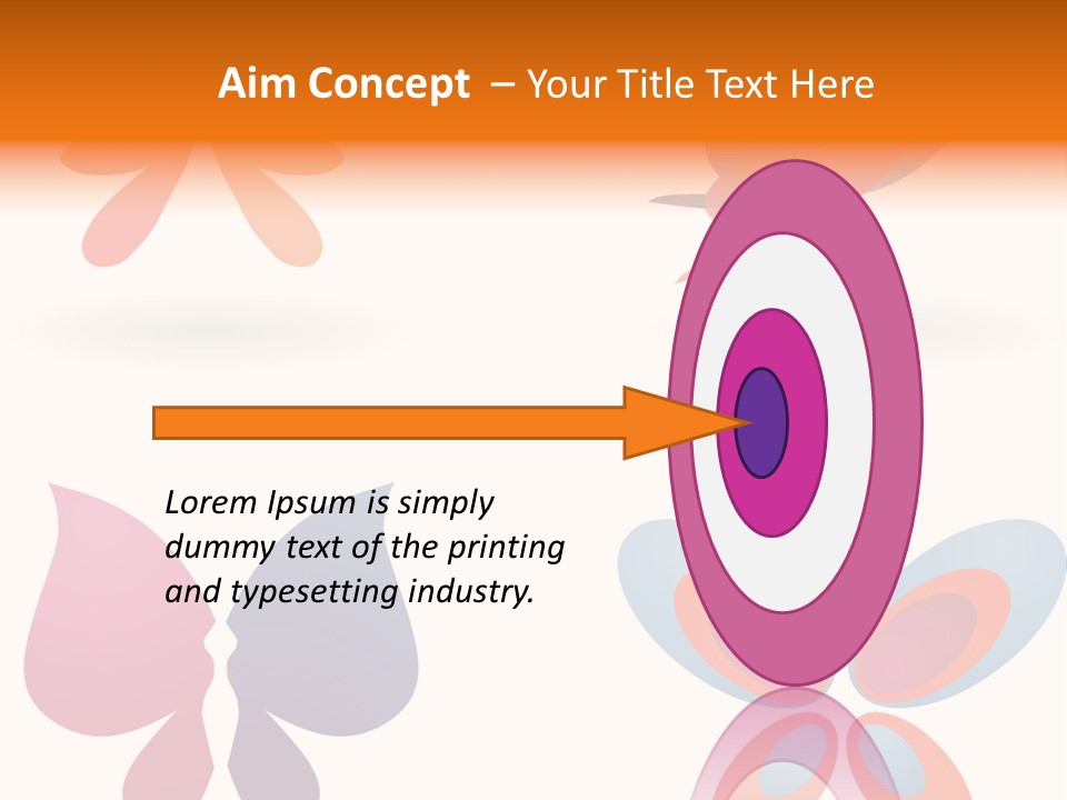 Leaf Butterfly Collection PowerPoint Template