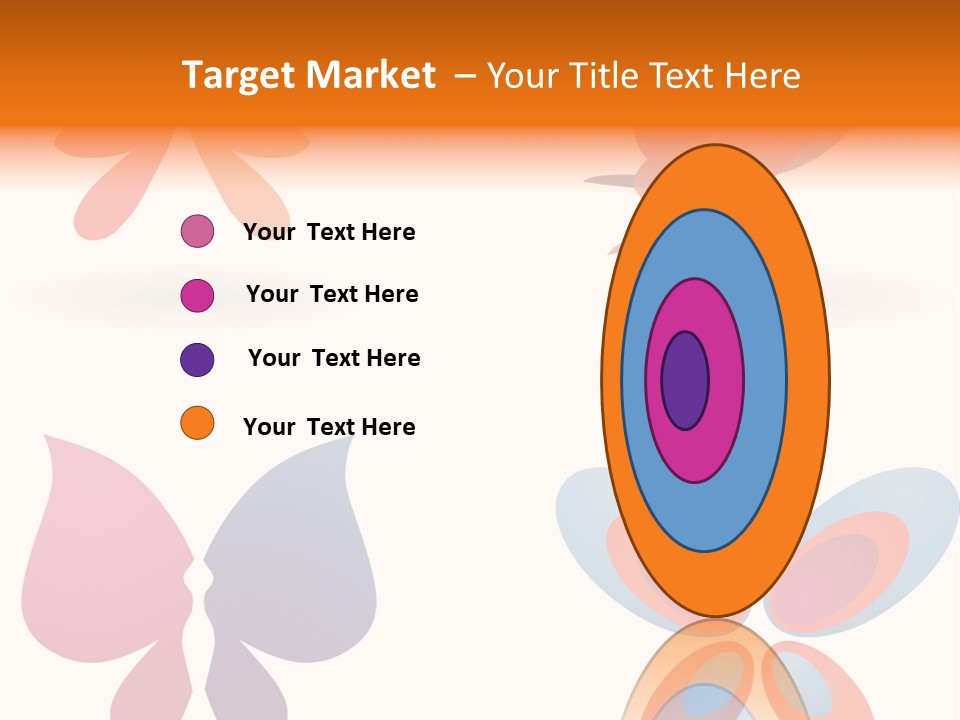 Leaf Butterfly Collection PowerPoint Template