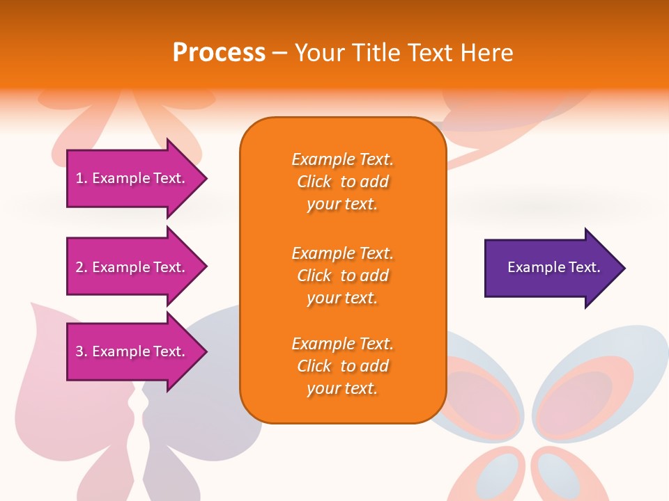Leaf Butterfly Collection PowerPoint Template