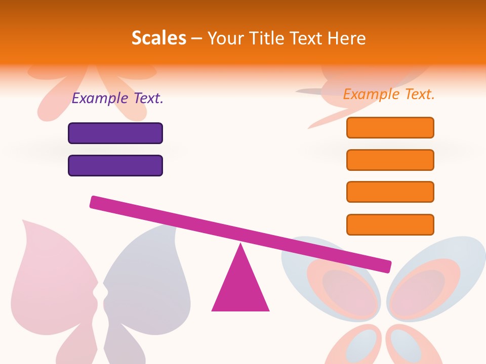 Leaf Butterfly Collection PowerPoint Template