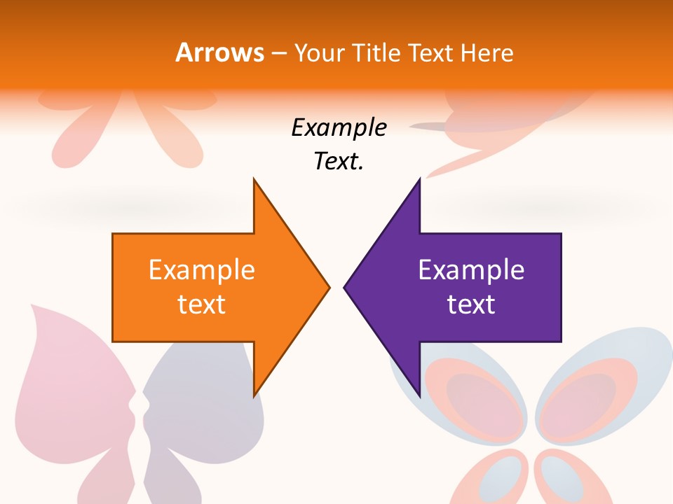 Leaf Butterfly Collection PowerPoint Template