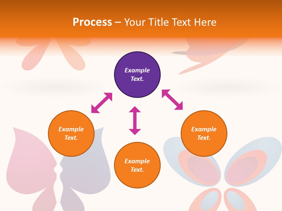 Leaf Butterfly Collection PowerPoint Template