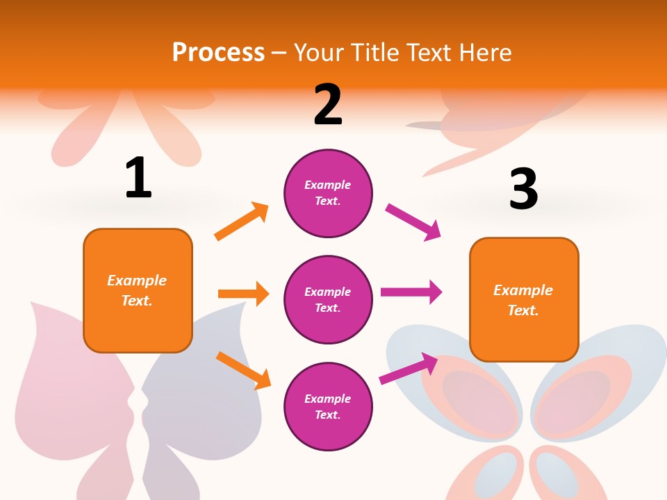 Leaf Butterfly Collection PowerPoint Template