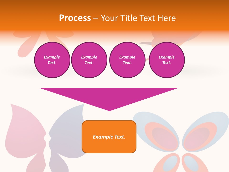 Leaf Butterfly Collection PowerPoint Template