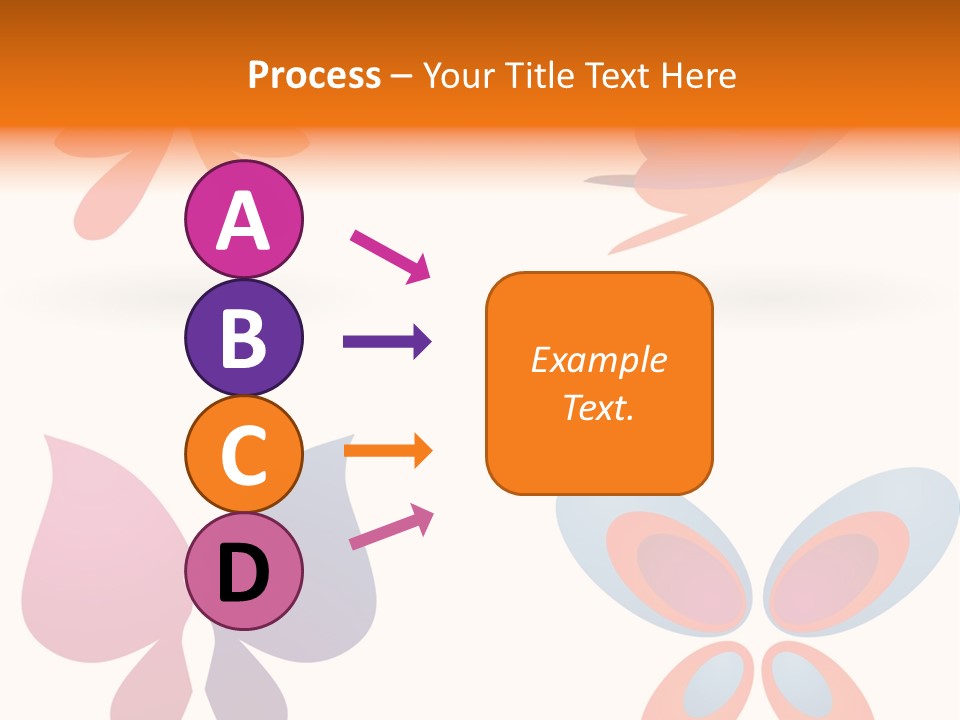 Leaf Butterfly Collection PowerPoint Template