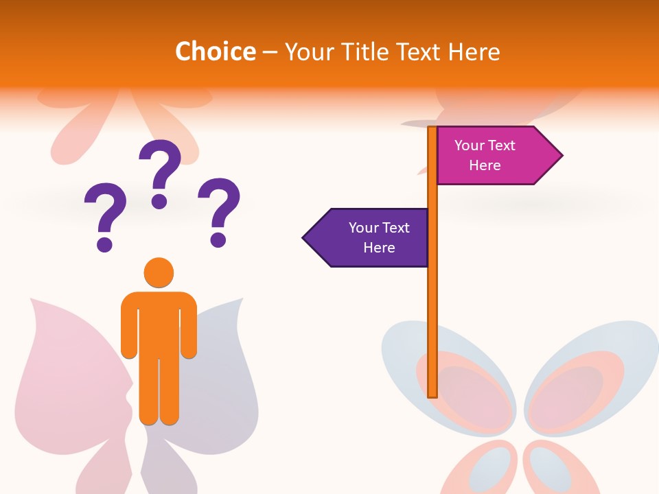 Leaf Butterfly Collection PowerPoint Template