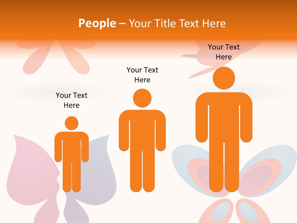 Leaf Butterfly Collection PowerPoint Template