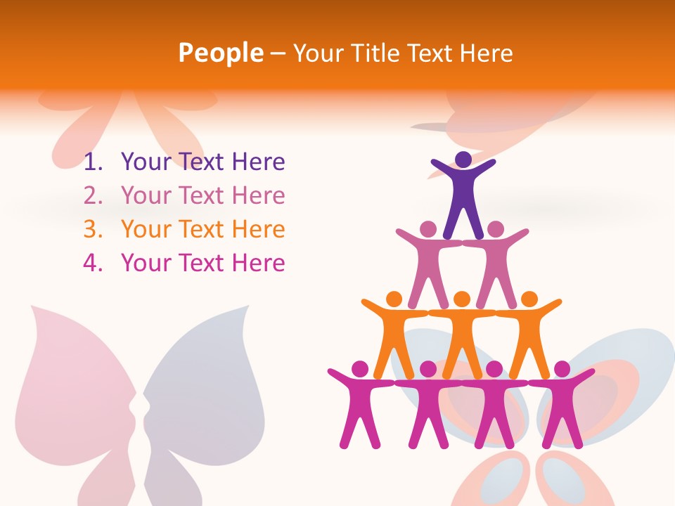 Leaf Butterfly Collection PowerPoint Template