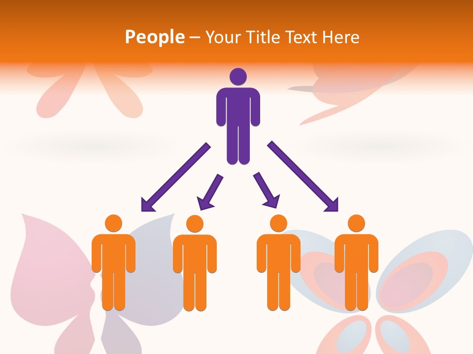 Leaf Butterfly Collection PowerPoint Template