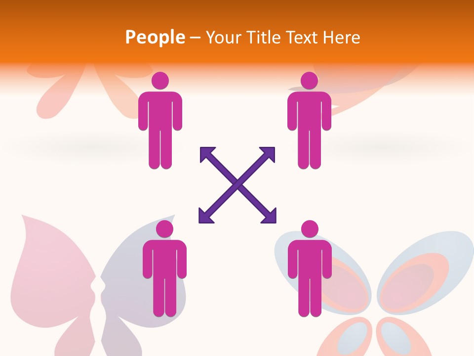 Leaf Butterfly Collection PowerPoint Template