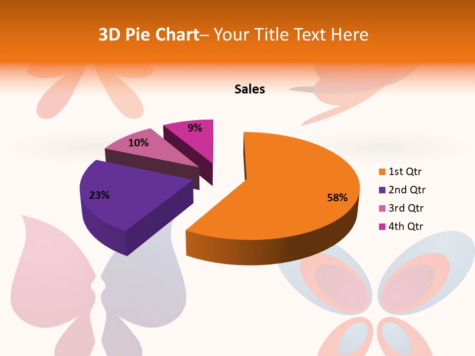 Leaf Butterfly Collection PowerPoint Template
