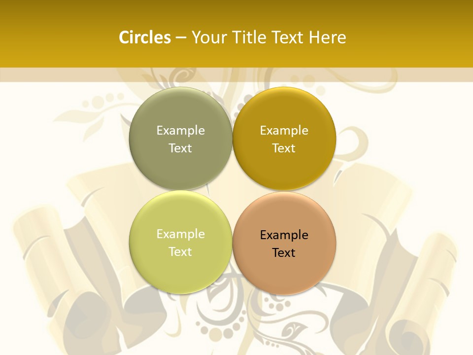 Letter Lacerated Illustration PowerPoint Template