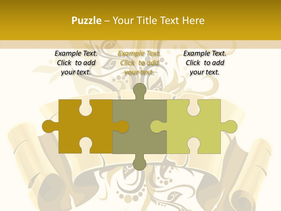 Letter Lacerated Illustration PowerPoint Template