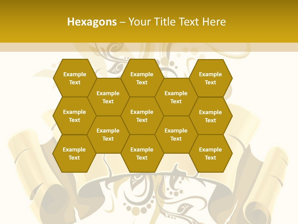 Letter Lacerated Illustration PowerPoint Template